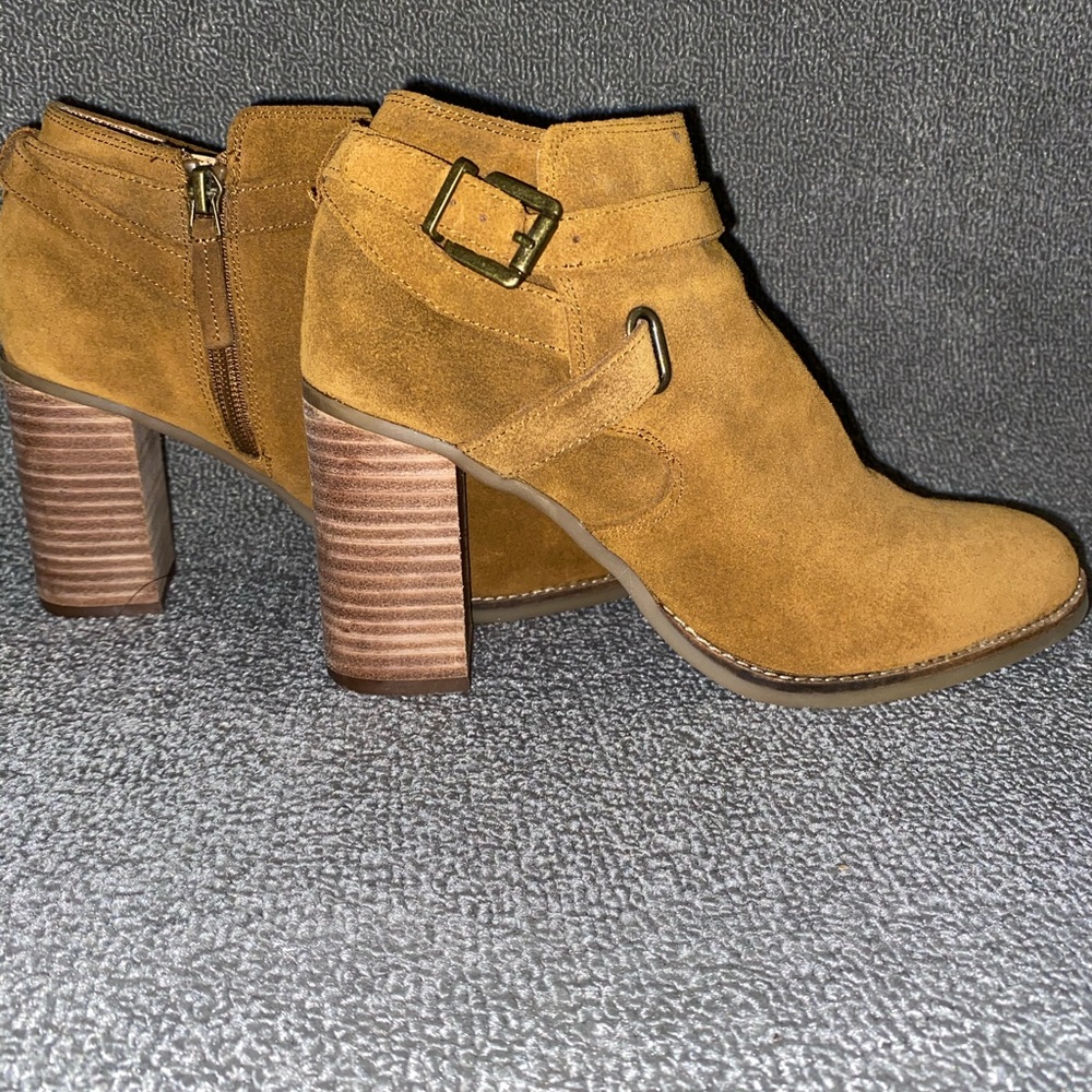 FRANCO SARTO booties in camel.